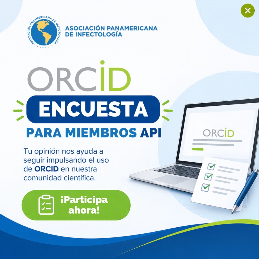 Encuesta ORCID para miembros API. Tu opinión nos ayuda a seguir impulsando el uso de ORCID en nuestra comunidad científica. ¡Participa ahora!